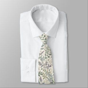 Corbata Regalo para padrinos de hojas y follaje botánico v