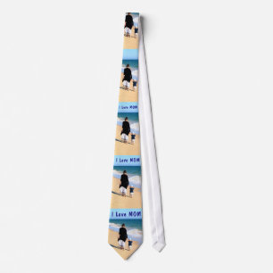 Corbata Regalo personalizado de foto de tu mamá con corbat