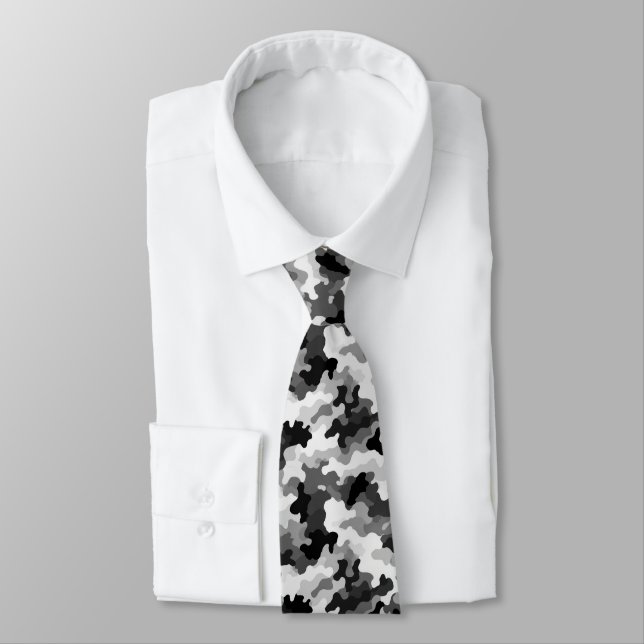 Corbata Regalos Clásicos de Boda Camuflados (Atado)