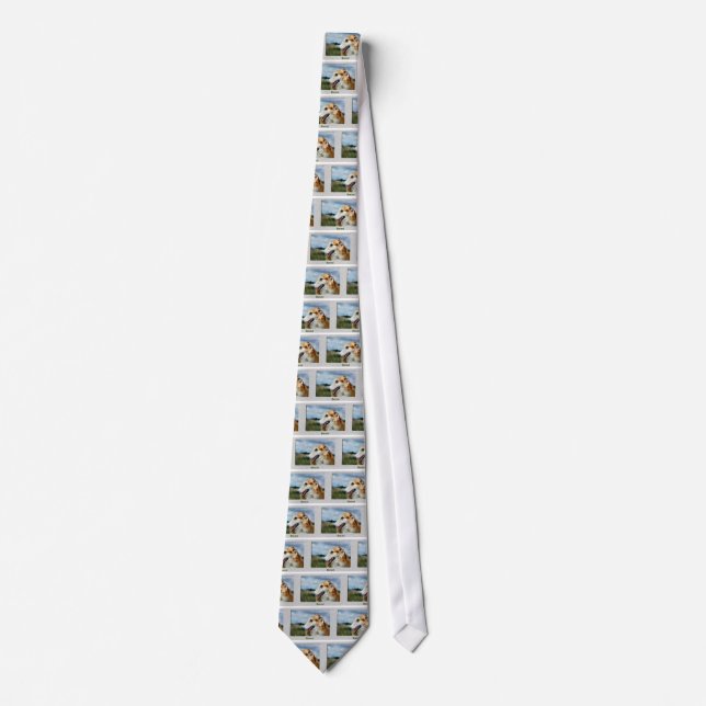 Corbata Regalos de arte de Borzoi (Anverso)