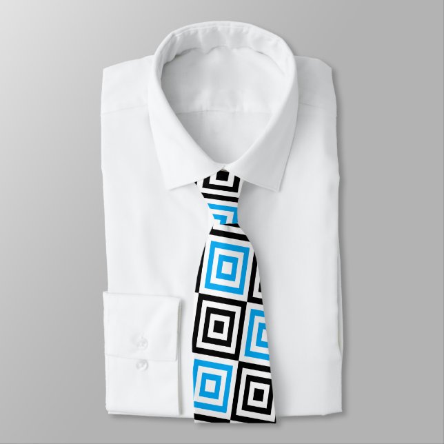 Corbata Regalos de Cumpleaños Originales para Él Geométric (Atado)