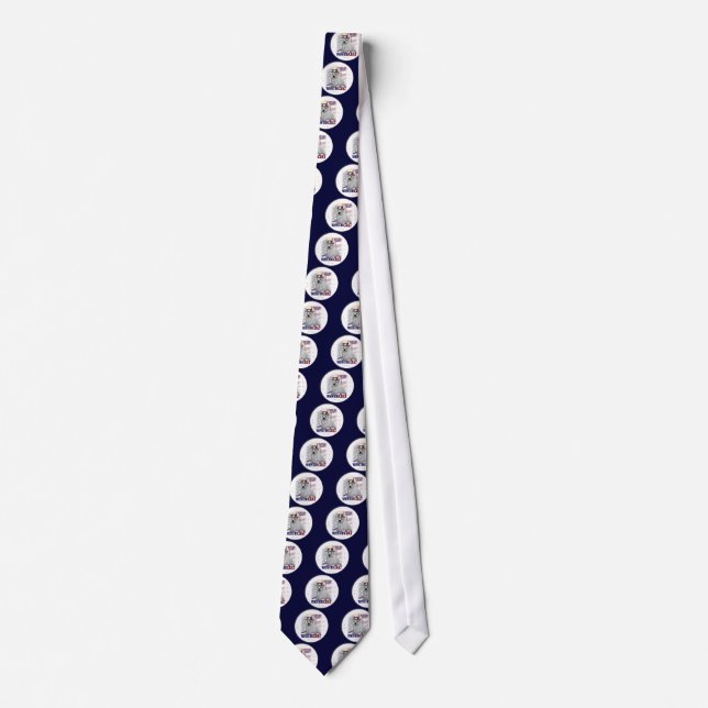 Corbata Regalos de West Highland White Terrier (Anverso)