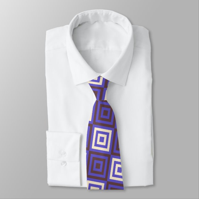 Corbata Regalos Elegantes Para Novio Geométrico  (Atado)