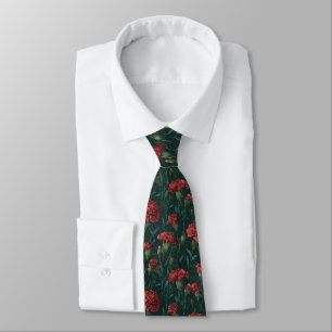Corbata Regalos Hermosos Para Hombres Flor de Clavel