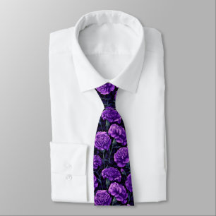 Corbata Regalos minimalistas para marido flor de clavel