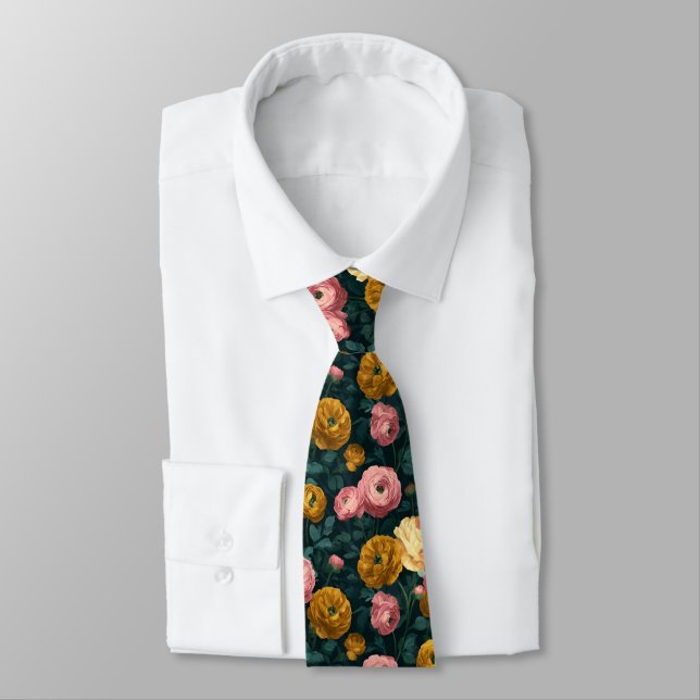 Corbata Regalos originales para papá Ranunculus (Atado)