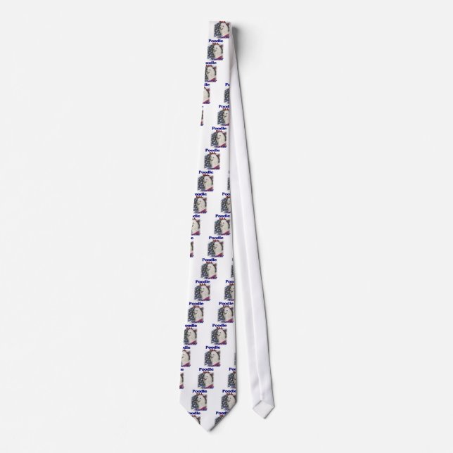 Corbata Regalos para Amantes de Caniches (Anverso)