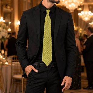 Corbata Regent Gold   Lujo Marfil y Pinstripe Dorado