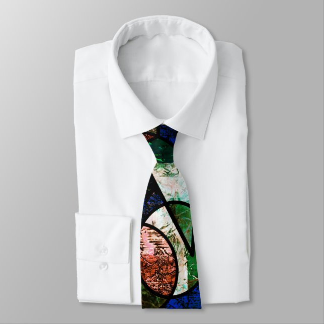 Corbata regulares y textura deformada (Atado)