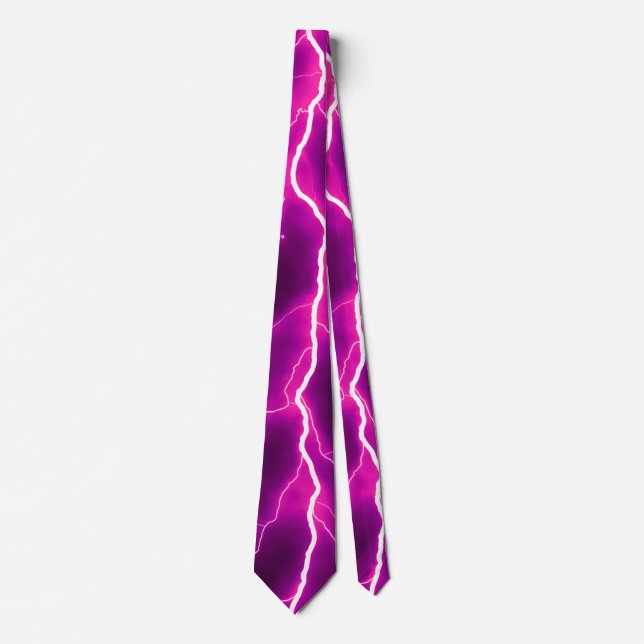 Corbata Relámpago Bolt - Fuchsia (Anverso)
