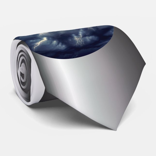 Corbata relámpago de tormenta eléctrica (Enrollado)