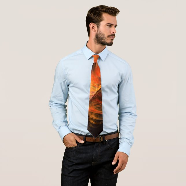 Corbata Relámpagos Resumen de Arte (In situ)