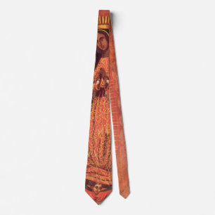 Corbata Religión Vintage Virgen María Nuestra Señora de Gu