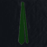 Corbata Reloj de cuello verde oscuro sólido<br><div class="desc">Sólida corbata verde oscuro para él.</div>