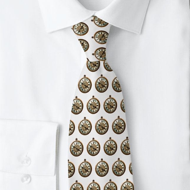 Corbata Relojes de bolsillo antiguos | Tejido de cuello (Subido por el creador)