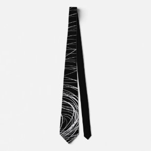 Corbata Remolino complejo de B&W - lazo