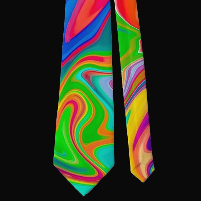 Corbata Remolino de arcoíris (Subido por el creador)