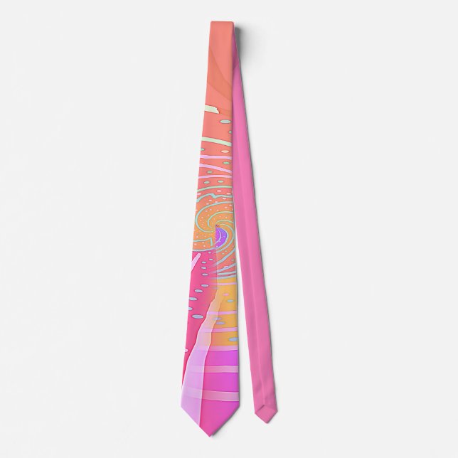 Corbata Remolino de vórtice de arcoíris (Anverso)