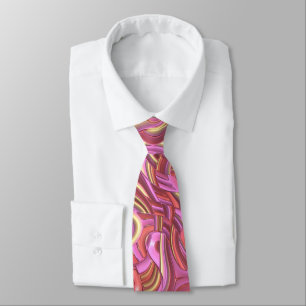Corbata Remolinos 3D Coloridos Alucinantes  