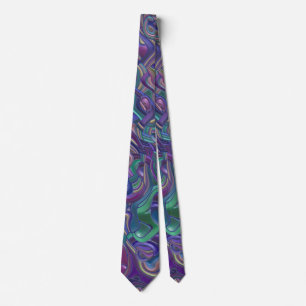 Corbata Remolinos coloridos en 3D