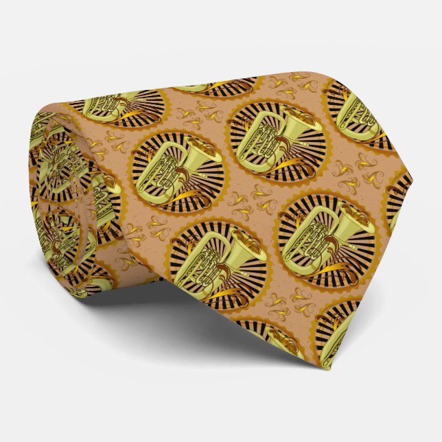 Corbata Remolinos de Tuba (Enrollado)