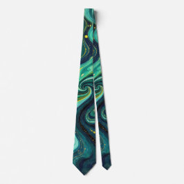 Corbata Remolinos Galácticos en Colores Vívidos 2