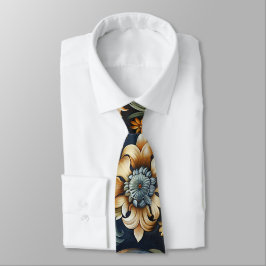 Corbata Renacimiento italiano en azul