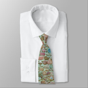 Corbata Renderizado de pared de roca de pedernal