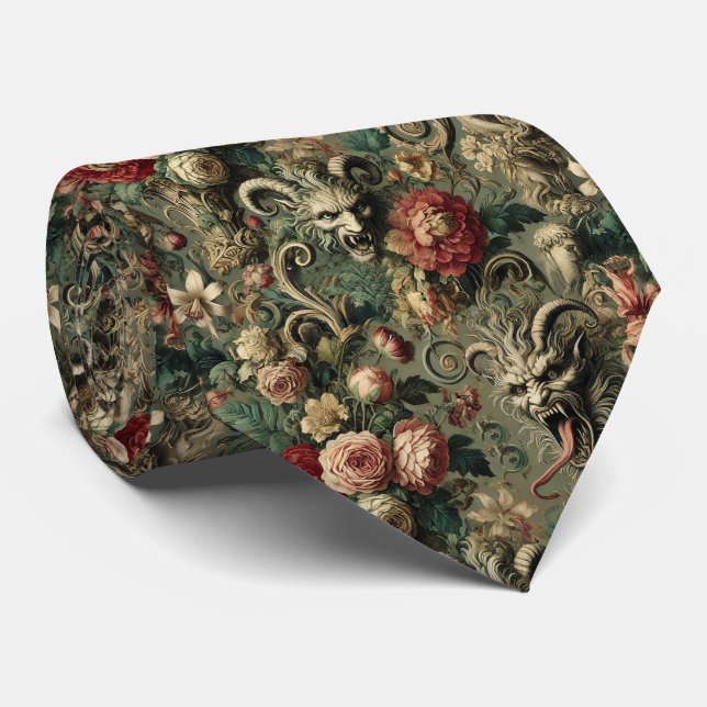 Corbata 🩸 Renegade Harvest - Victoriano gótico (Enrollado)