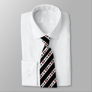 Corbata Reproduciendo formas de tarjetas