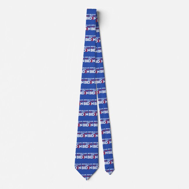 CORBATA REPUBLICANOS POR JOE BIDEN (Anverso)
