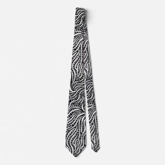 Corbata Resumen 011211 - Blanco sobre negro