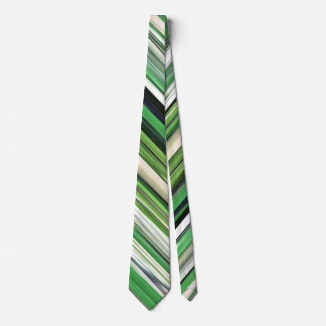 Corbata Resumen #2: Desenfoque verde (Anverso)
