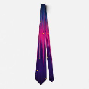 Corbata Resumen Aurora Borealis colorido