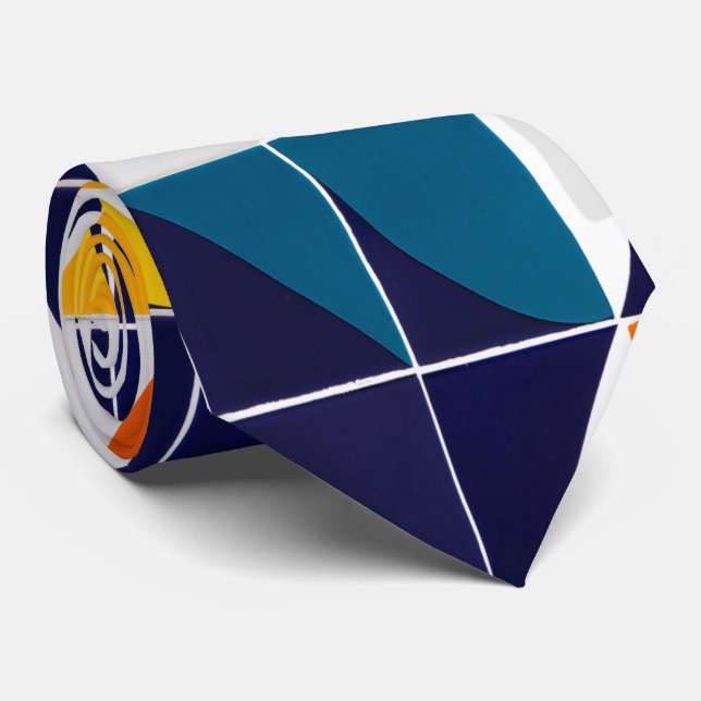 Corbata Resumen colorido (Enrollado)