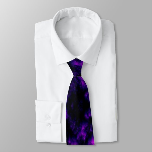 Corbata Resumen de Amethyst (Atado)