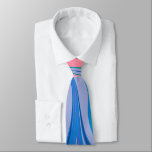 Corbata Resumen de arte de mármol en azul brillante y colo<br><div class="desc">Esta divertida y vibrante obra de arte presenta un diseño de mármol abstracto en una paleta de colores moderna y luminosa de azul,  rosa,  amarillo y verde.</div>
