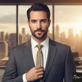 Corbata Resumen de arte faraónico Corazón de cuello