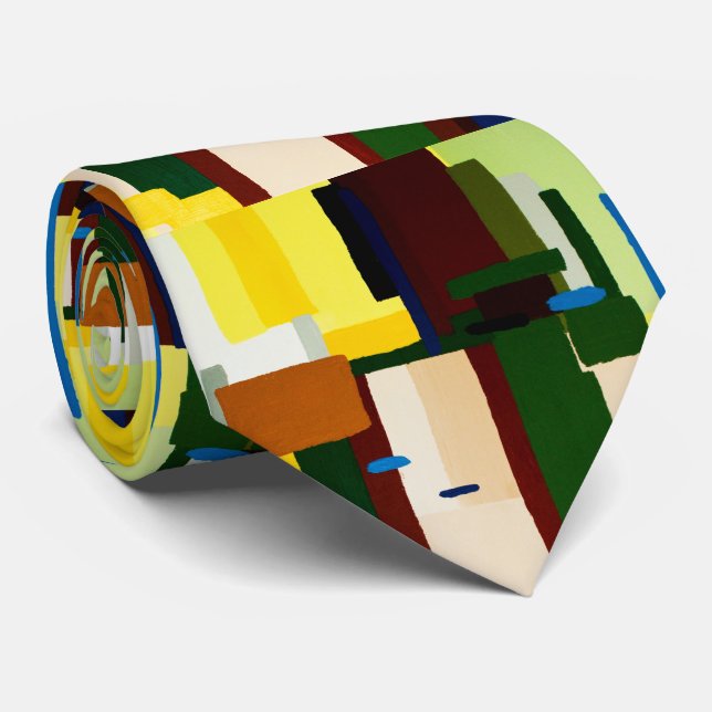 Corbata Resumen de arte Necktie (Enrollado)