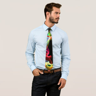 Corbata Resumen de giro de color sobre el neumático de cue