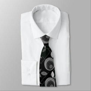 Corbata Resumen de hojas de manzana modernas