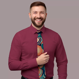 Corbata Resumen de la marea circular