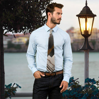 Corbata Resumen de la relación de diseño industrial metáli