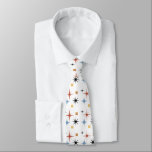 Corbata Resumen de las estrellas retro vintage de mediados<br><div class="desc">Estrellas retro vintage de mediados del siglo</div>