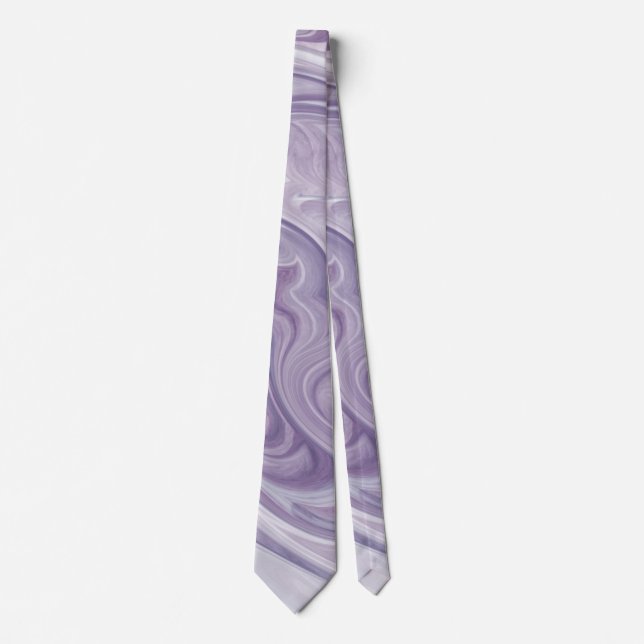 Corbata 'Resumen de Lavanda Rápida' (Anverso)