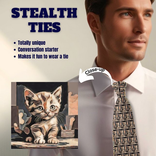 Corbata Resumen De Los Tiempos De Cuello Stealth De Gato G (Subido por el creador)