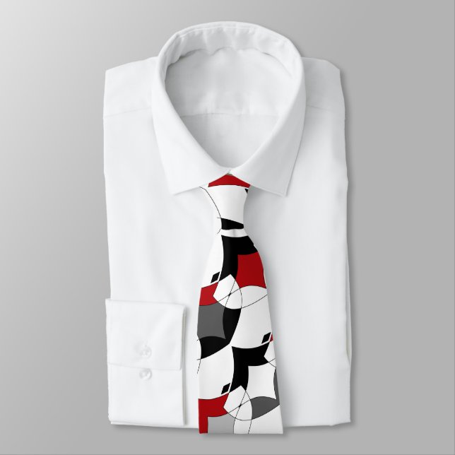 Corbata Resumen de ornamento tribal. (Atado)