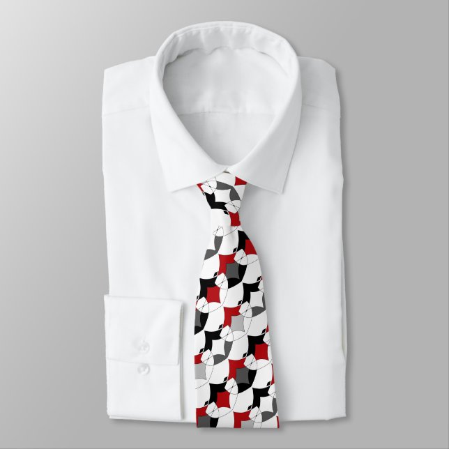 Corbata Resumen de ornamento tribal. (Atado)