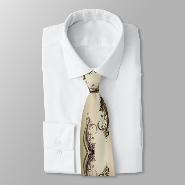 Corbata Resumen de oro (Atado)