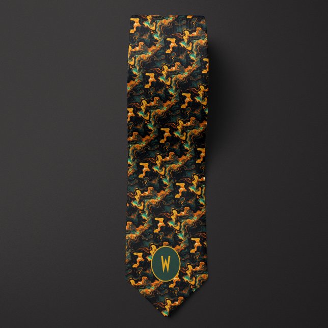 Corbata Resumen de oro verde de Molten (Subido por el creador)